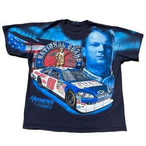 NASCAR Dale Earnhardt Jr. National Guard Racing All Over Print Graphic Tee Shirt